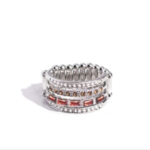 Trailblazing Bling Brown Ring 💍   Golden Topaz